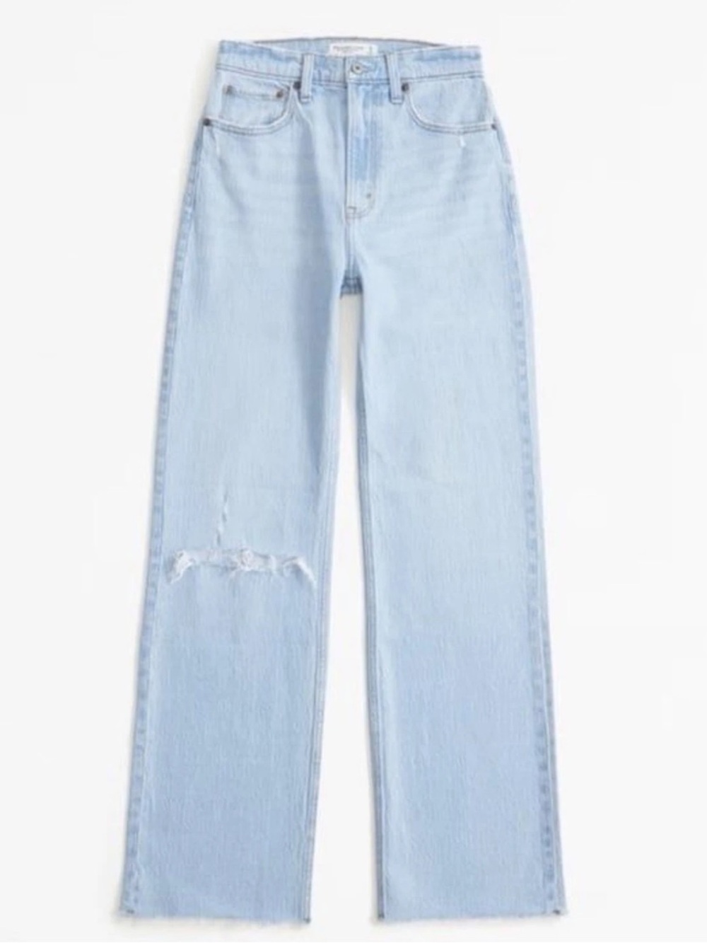 Light Blue Distressed Women's Jeans